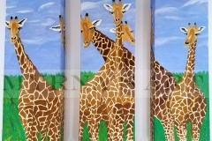 Giraffe Triptyque