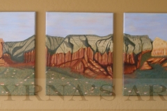 Sedona Overlook -Triptyque